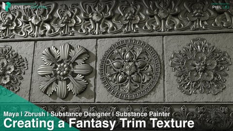 Creating a Fantasy Trim Texture | Phil Liu
