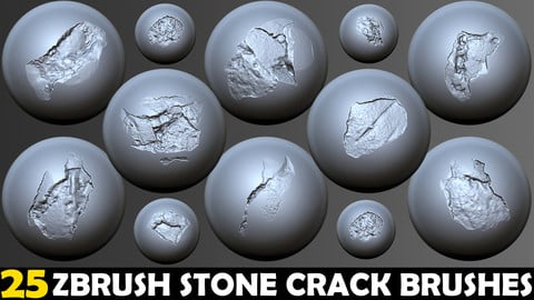 Zbrush - Stone Cracks Vol. 3