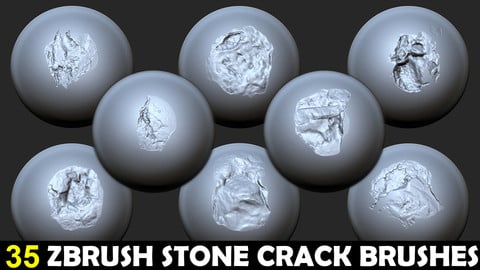 Zbrush - Stone Cracks Vol. 4