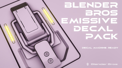 BlenderBros Emissive Decal Pack