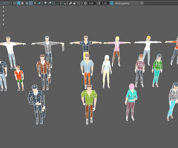 ArtStation - People lowpoly | Game Assets