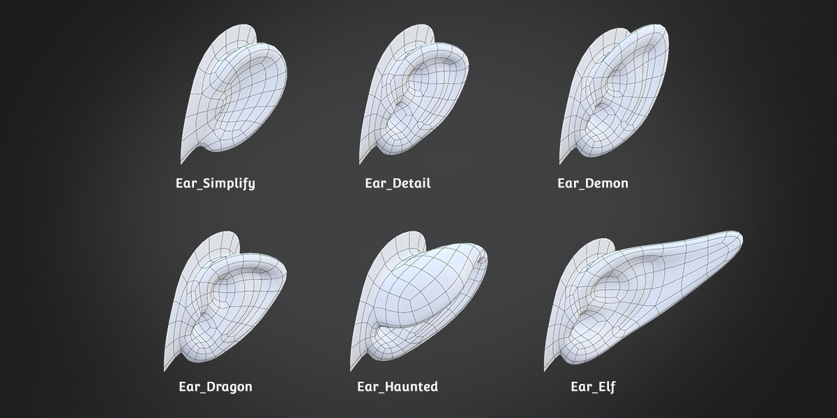 Artstation Customize Female Base Mesh Anime Style Resources