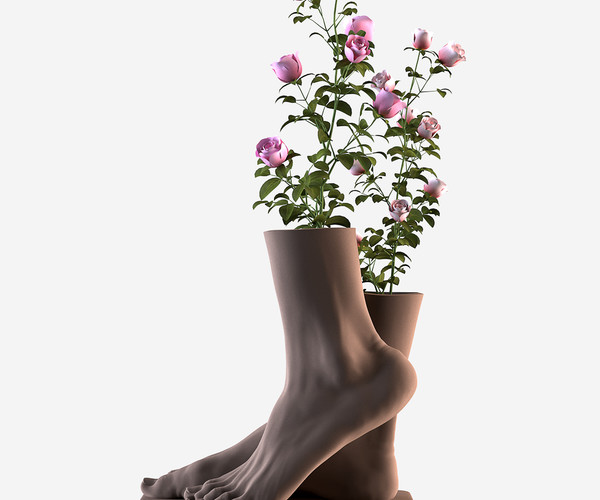ArtStation Foot Vase Resources