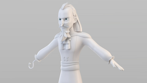 Cartoon Captain Pirate