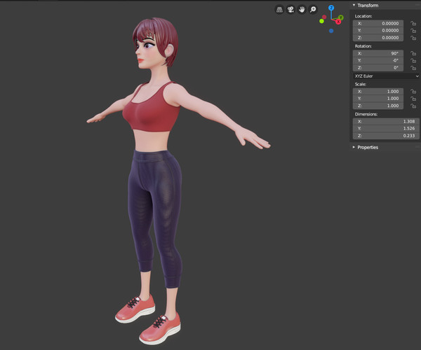 ArtStation - Stylized Character Girl - Alice - Blender Cycles And Eevee ...