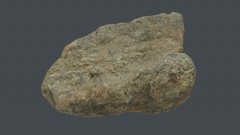 Photoscan_Stone_0027_only HighPoly Mesh(16K Textures)