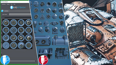 Pure Kitbash inkl. Pure Mesh Vol. 01