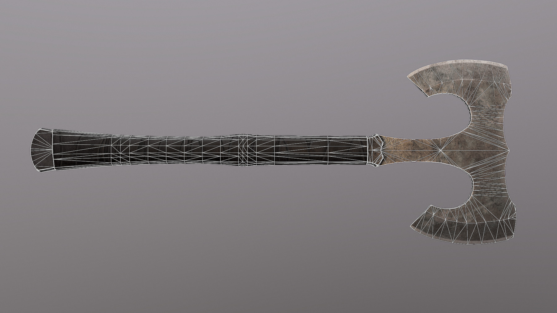 ArtStation PostApocalyptic Battle Axe Game Assets