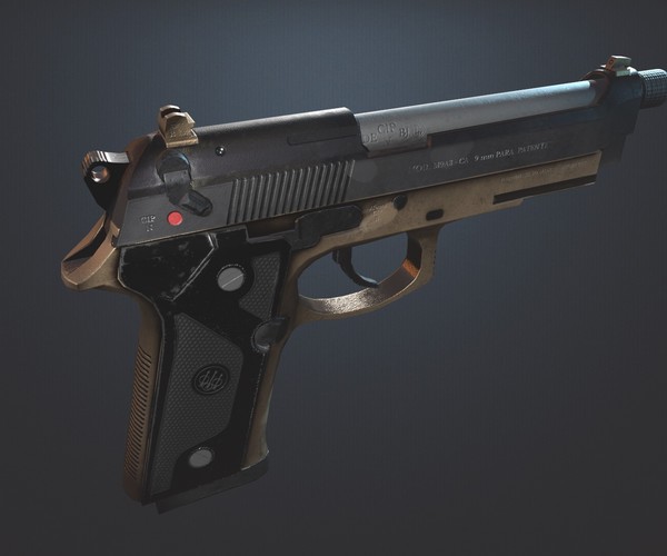 ArtStation - The Pistol Beretta M9 | Resources