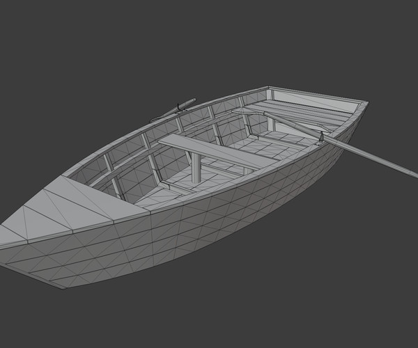 ArtStation - Old Wooden Boat | Game Assets