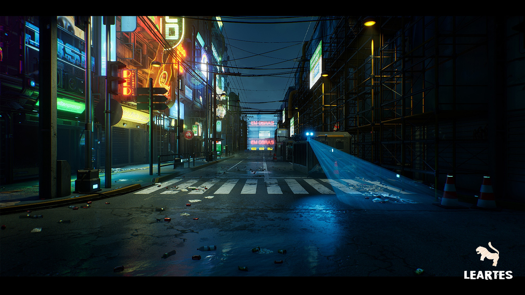 ArtStation - Cyberpunk City / Recife Environment | Game Assets