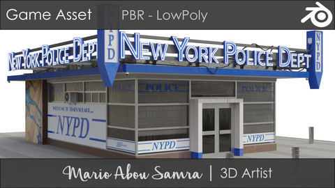 NYPD Building - Game Asset