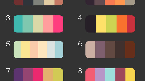 Color Palette 9 for Clip Studio Paint and Ex