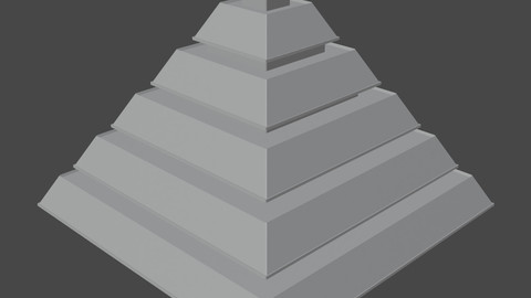 Pyramid with Squared Spike