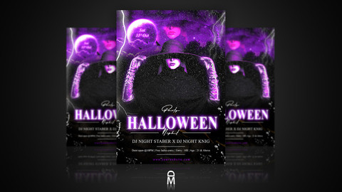 Halloween Flyer / Poster - Digital & Print Template