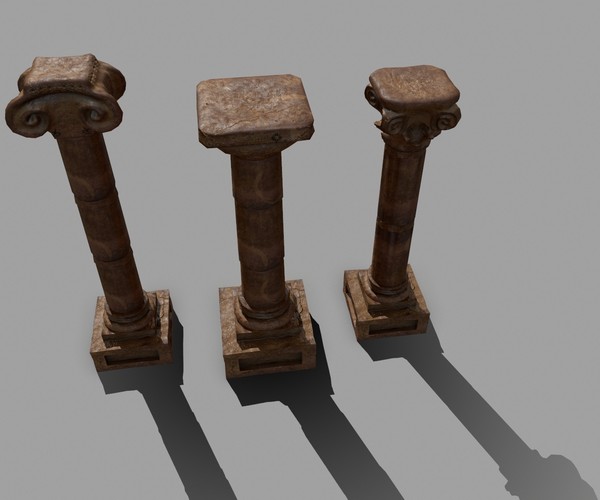ArtStation Pillar Set Game Assets