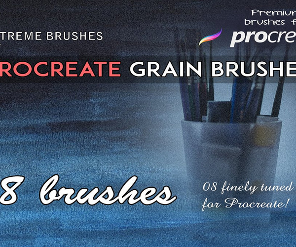 ArtStation Procreate Grain Brushes Brushes