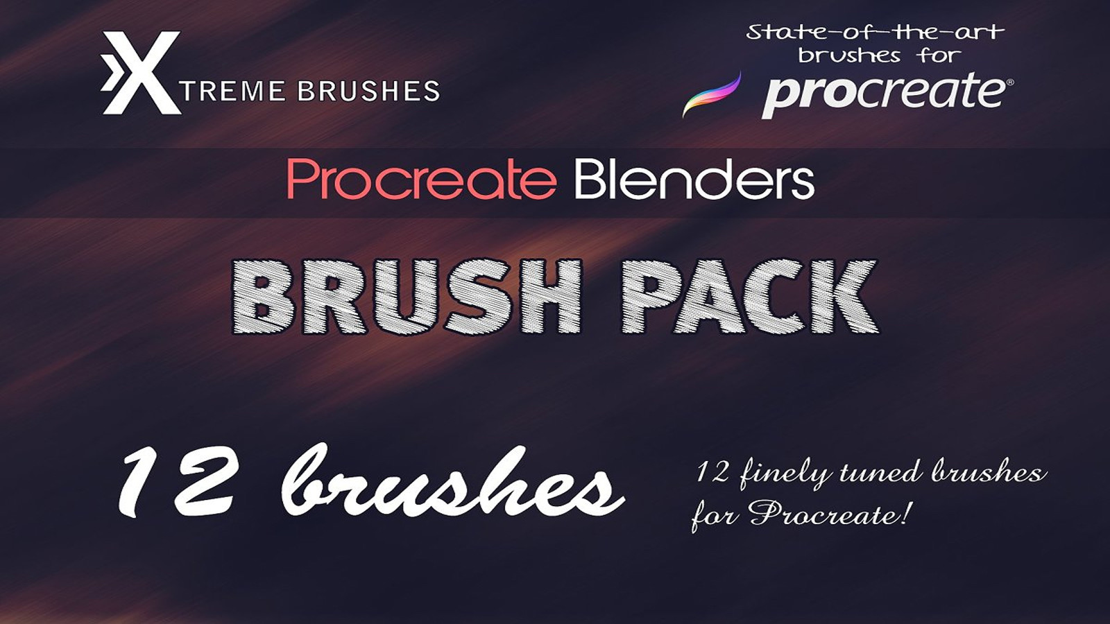 ArtStation Procreate Blenders Brushpack Brushes