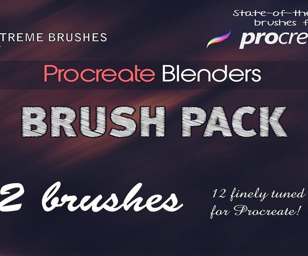 ArtStation Procreate Blenders Brushpack Brushes