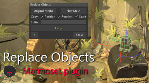 Replace Objects - Marmoset Script