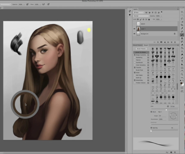 ArtStation - How to draw blonde hair tutorial | Tutorials