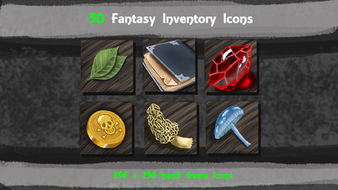 2D Game Inventory Assets