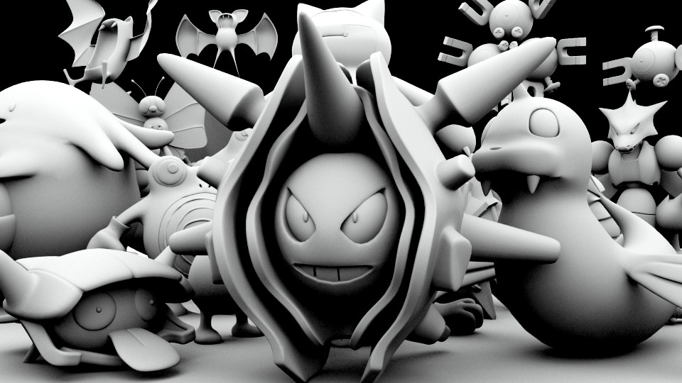 pokemon fantasma ghost, 3D CAD Model Library