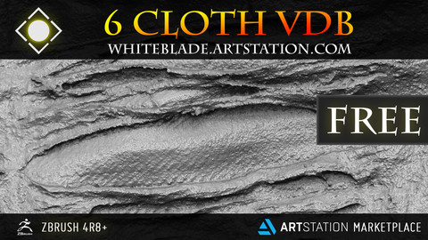 CLOTH VECTOR DISPLACEMENT BRUSHES - ZBRUSH 4R8+ FREE