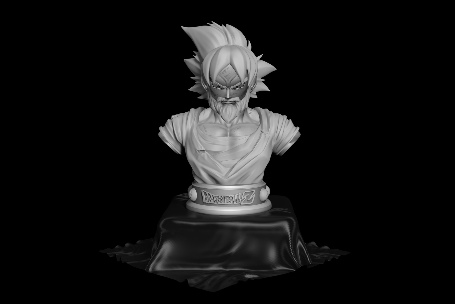 Goku super sayajin bust - Dragon Ball Z | 3D Print Model