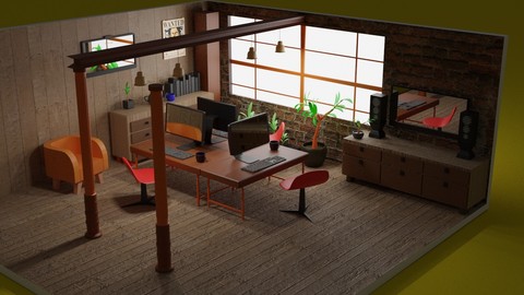 an office room