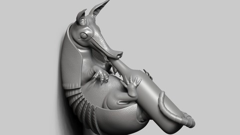 Armadillo Stylize 3d Model For 3D printing 3D print model