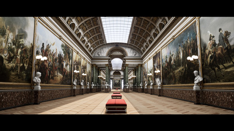 Versailles Palace Photorealistic UE4 Archviz Environment