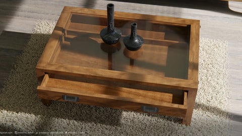 Coffee table - Warehouse | 3D model | 2k Textures
