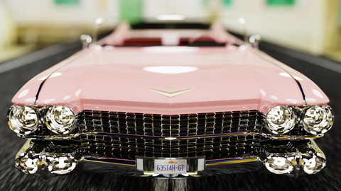 Cadillac Sedan Deville 59 - 3D Printable Model 3D print model