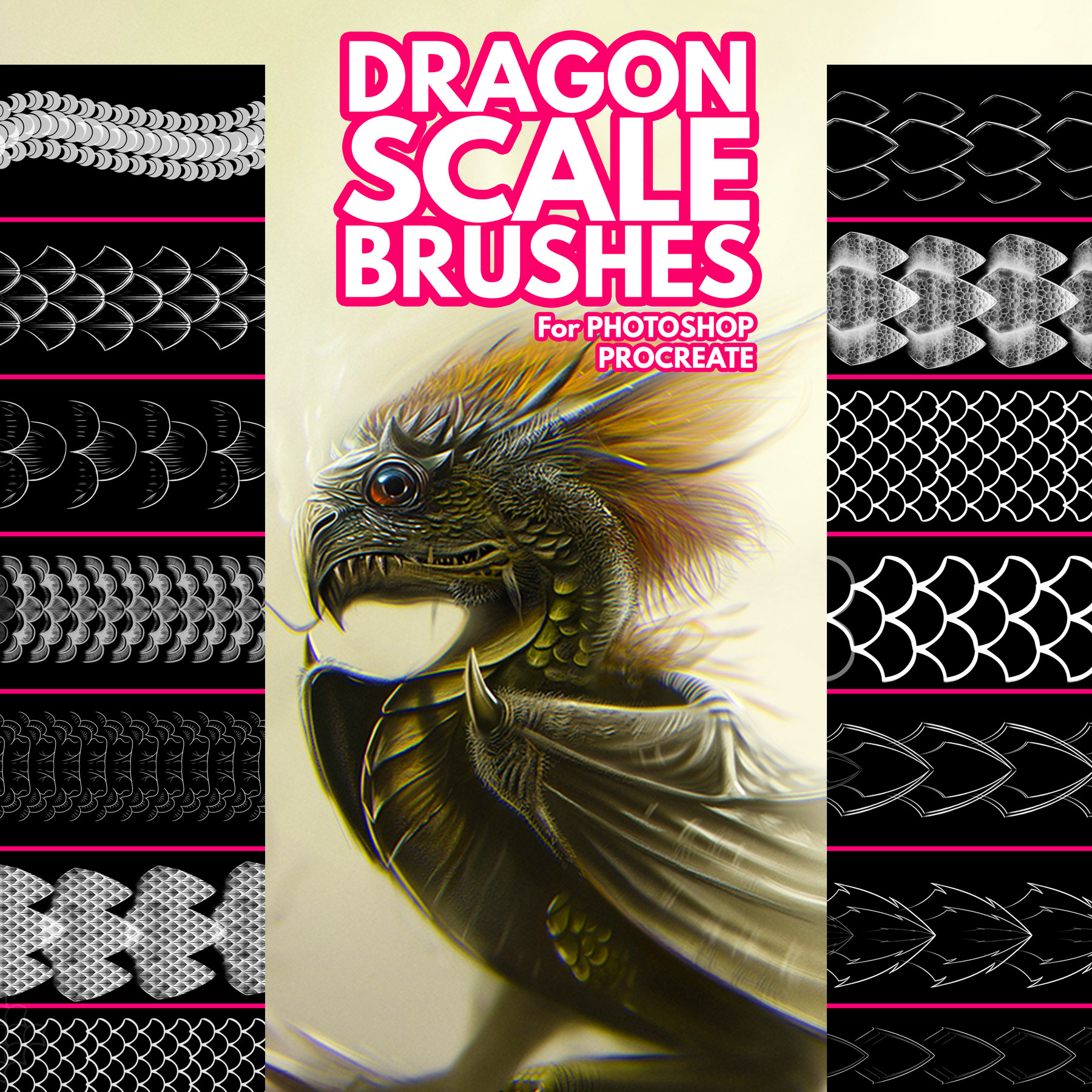 dragon brushes procreate free