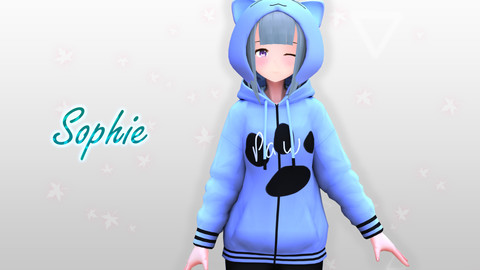 Sophie V2 Original - VRChat/Game Ready