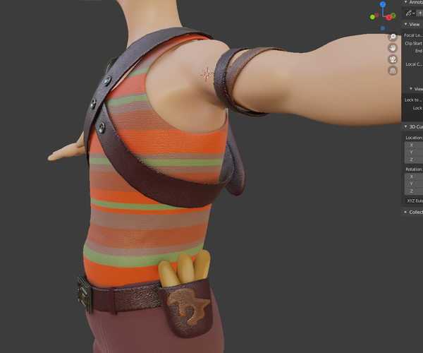 ArtStation - Stylized Character Boy - Blender Cycles And Eevee - Clark ...