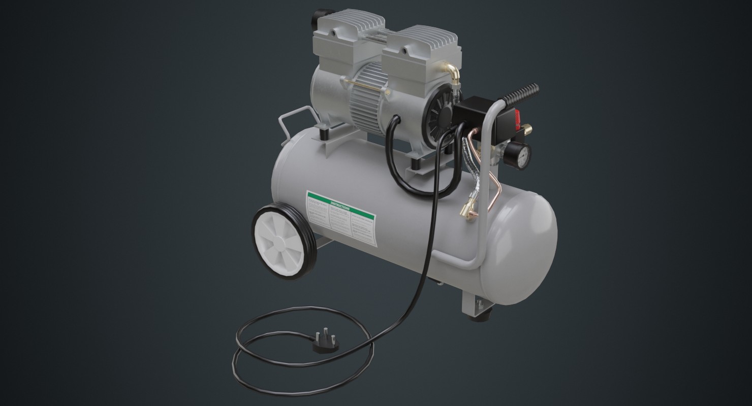 ArtStation Air Compressor 3A Game Assets