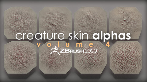 Creature Skin Alphas vol. 4 + Render Scene