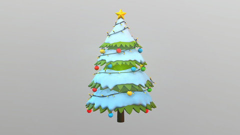 Environment - Christmas Tree Stylized