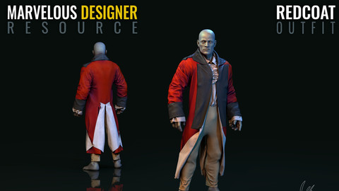 Redcoat Uniform - Marvelous Designer Resource