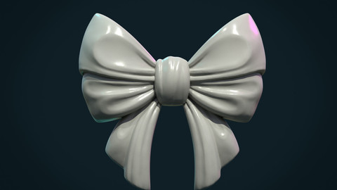 Bow Ribbon relief