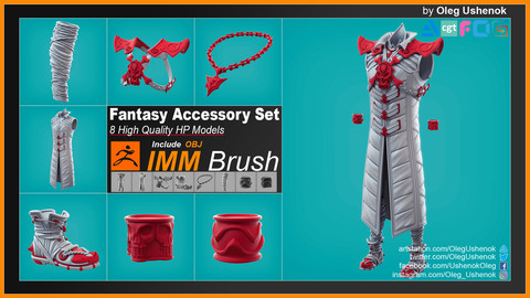 IMM Brush Fantasy  Accessory Set