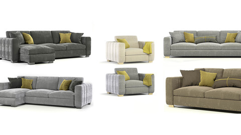 3 different model of flexform  sofa beauty