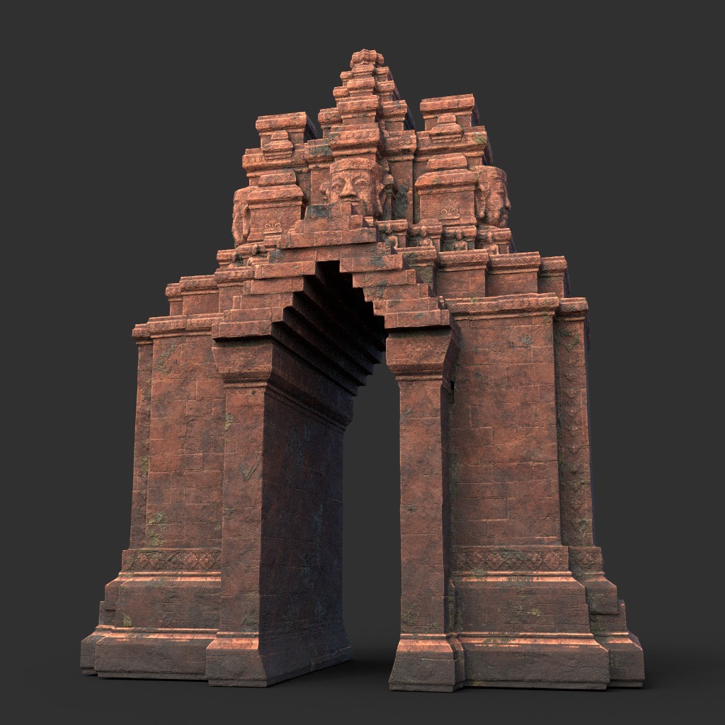 Artstation Ruin Ancient Temple Khmer Architecture Pack A 01 Resources