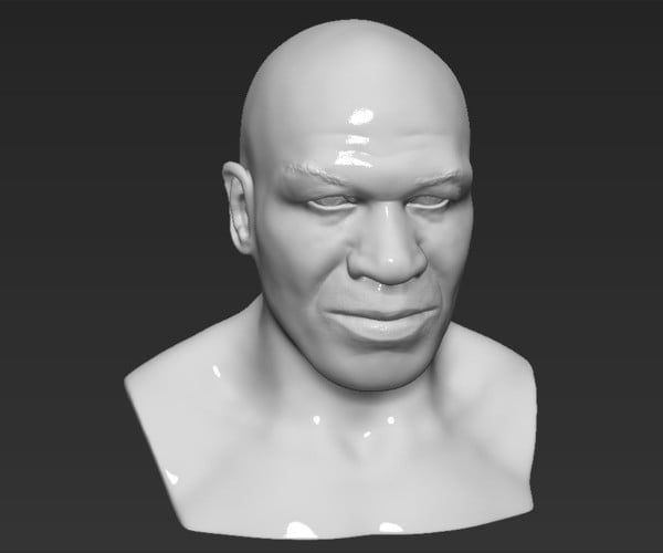 ArtStation - Mike Tyson bust 3D printing ready stl obj | Resources