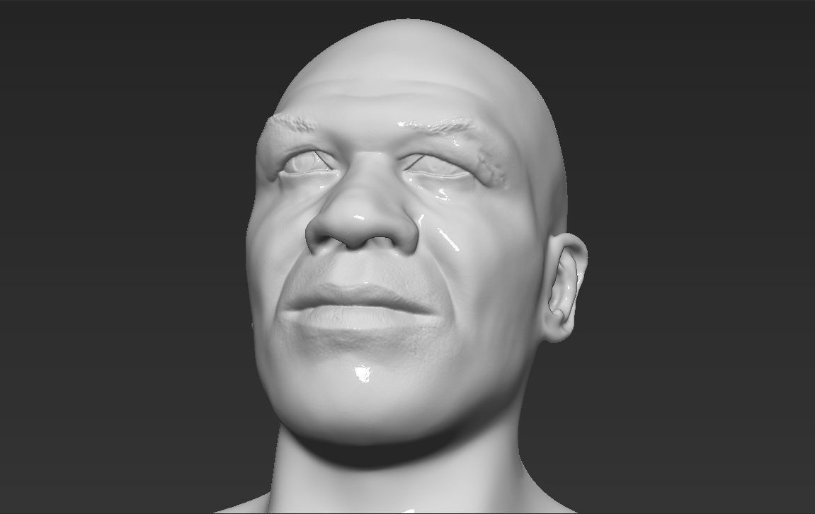 ArtStation - Mike Tyson bust 3D printing ready stl obj | Resources