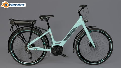 BIANCHI LONG ISLAND E-BIKE 3D MODEL