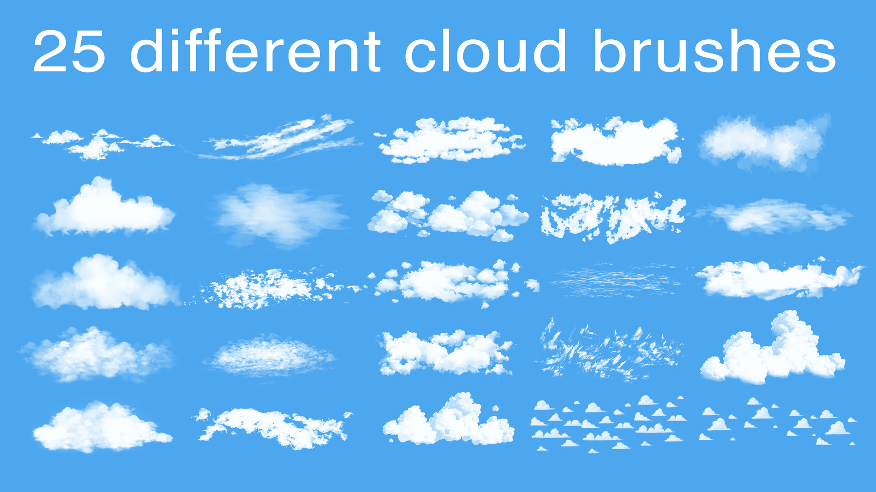 clouds illustrator brushes free download