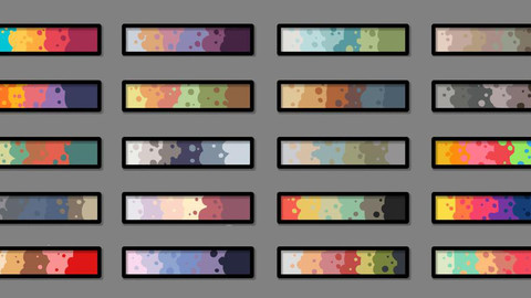 Color Palette 34 for Clip Studio Paint and Ex